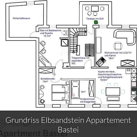 Guesthouse Elbsandstein App. Bastei Rathmannsdorf Exterior foto
